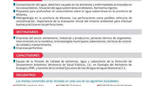 Afiche Capacitaciones 2019