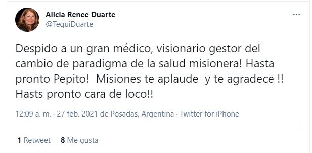 La cúpula política de Misiones y Nación despidió con gran pesar a Pepe Guccione, para muchos un referente en la Salud Pública de Argentina 12 La cúpula política de Misiones y Nación despidió con gran pesar a Pepe Guccione, para muchos un referente en la Salud Pública de Argentina